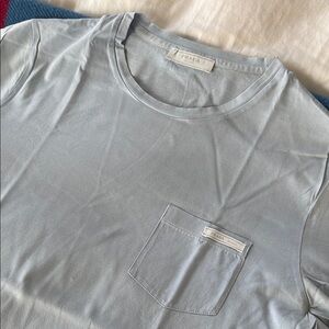 Prada Blue Short Sleeve Tee